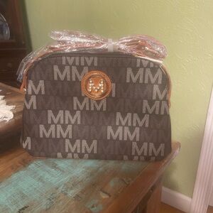 MM Signature Crossbody Bag - Charcoal Brown